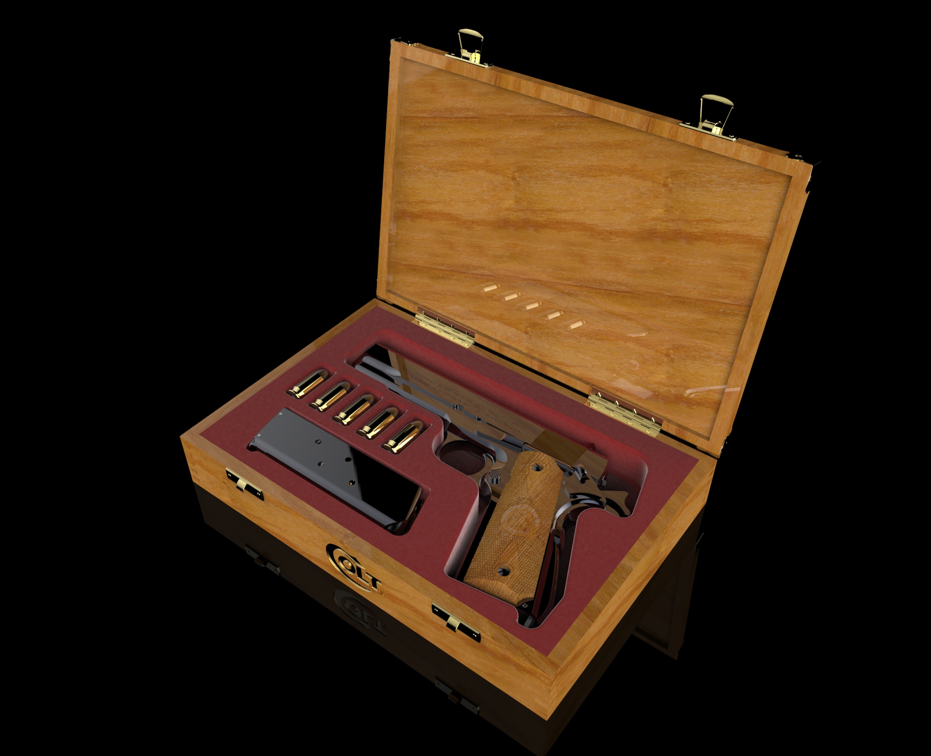 柯尔特M1911展示盒